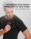 HEYCHY A1 Super Mini Massage Gun, Percussion Deep Tissues Muscle Massager, Travel Massage Gun, Compact Sports Massager, Portable Handheld Massager for Office Gifts for Him/Her, Home, Athletes(Black)