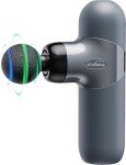 Mini Massage Gun Deep Tissue,Portable Percussion Muscle Massager for Whole Body Back Pain Relief,Electric Handheld Sport Massager with 6 Massage Heads 4 Speed,Best Gift for Him/Her/Father/Mother