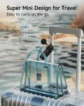 HEYCHY A1 Super Mini Massage Gun, Percussion Deep Tissues Muscle Massager, Travel Massage Gun, Compact Sports Massager, Portable Handheld Massager for Office Gifts for Him/Her, Home, Athletes(Black)