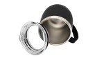 BurnOut Temperature Regulating Home & Office Mug, 12 oz Black - Drink NOW & Heat-Zorb Tech