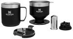 Stanley Perfect Brew Pour Over Set with Camp Mug- Reusable Filter - BPA-Free - Easy-clean Stainless Steel Coffee Maker - Matte Black