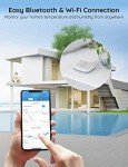 Govee WiFi Thermometer Hygrometer H5179, Smart Humidity Temperature Sensor with App Notification Alert, 2 Years Data Storage Export, Remote Monitor for Room Greenhouse Incubator Wine Cellar