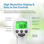 Medical Grade FSA HSA Approved Heavy Duty Touchless Infrared Forehead Thermometer, for Adults & Baby Digital Thermometer Gun, 1s Instant Results