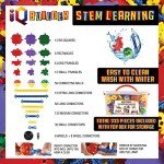 IQ BUILDER | STEM Learning Toys | Creative Construction Engineering | Fun Educational Building Blocks Toy Set for Boys and Girls Ages 5 6 7 8 9 10 Year Old + | Best Toy Gift for Kids | Activity Game