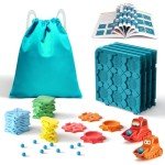 Kids Toys STEM Board Games - Large Size Logical Road Builder Educational Brain Teasers Puzzles Toys, Preschool Learning Montessori Big Board Maze Birthday Gifts Kids Boys Girls Age 4-8 Year Old