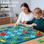 Kids Toys STEM Board Games - Large Size Logical Road Builder Educational Brain Teasers Puzzles Toys, Preschool Learning Montessori Big Board Maze Birthday Gifts Kids Boys Girls Age 4-8 Year Old