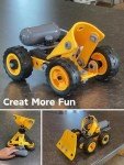 STEM Toys for 5 6 7 8+ Year Old Boy, 10 in 1 Electric Building Toys for Kids Ages 4-8 5-7 6-8, Educational Construction Science Kit for Boys 4-6 4-7, Creative Games Fun Birthday Christmas Idea Gift