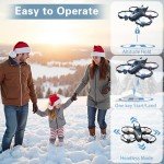 YLFU Drone with Camera, 1080P FPV Drone Camera with Remote Control Quadcopter, Gestures Selfie, One-Key Take Off/Landing, Speed Adjustment, 3D Flips, 2 Batteries Mini Drone for Adults Kids