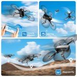 Drone with Camera, 2K FPV Drone with Brushless Motor, Altitude Hold, Gesture Selfie, One Key Take Off/Landing, 3D Flips, Waypoint Fly, 2 Batteries, Foldable Mini Drones for Kids and Beginners