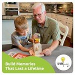 SparkJump DIY Wood Building Kits for Kids | Kids Wood Projects for Creative Fun | STEM Teaching Woodworking Kit for Kids | Great Gift Idea for Crafts for Boys & Girls (Candy Dispenser, 1-Pack)