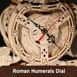 SYNARRY Wooden 3D Puzzles for Adults Model kit Owl Clock - Mechanical Model Building Kit DIY Hobbies for Kids Teens Men Women 126PCS Puzzle Craft Gift Home Decor for Family Birthday Gift/Christmas Day