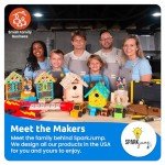 SparkJump DIY Wood Building Kits for Kids | Kids Wood Projects for Creative Fun | STEM Teaching Woodworking Kit for Kids | Great Gift Idea for Crafts for Boys & Girls (Candy Dispenser, 1-Pack)