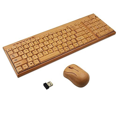 Bamboo Keyboards and Mice for Eco-Friendly Workspaces