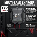 Smart 10A Marine Battery Charger – Waterproof & Safe