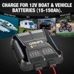 Smart 10A Marine Battery Charger – Waterproof & Safe