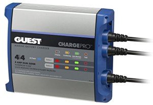 Dual Bank 12V 8A Battery Charger