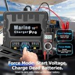30A Waterproof Marine Battery Charger for 12V Boats
