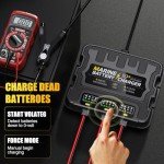 3 Bank 12V Smart Marine Battery Charger 30A