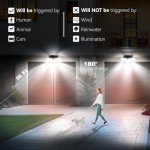 Bright 2-Pack Solar Motion Sensor Lights