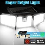 Bright 2-Pack Solar Motion Sensor Lights