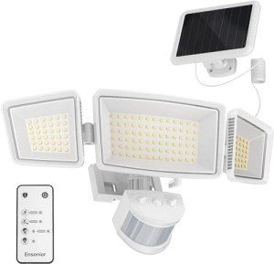 Ensenior 5-Mode Solar Security Light with Remote