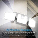 Bright 2-Pack Solar Motion Sensor Lights