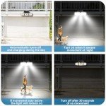 Bright 2-Pack Solar Motion Sensor Lights