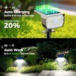 Nipify Solar Spot Lights with Motion Sensor - 4 Pack