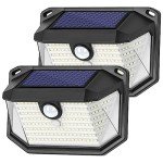 Super Bright Solar Outdoor Security Light, 2-Pack