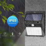 Solar Lights Outdoor [6Pack/3Modes], Solar Security Lights Solar Motion Sensor Lights Waterproof Outdoor Lights for Garden Fence Patio Garage