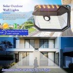 Super Bright Solar Outdoor Security Light, 2-Pack