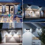 Super Bright Solar Outdoor Security Light, 2-Pack