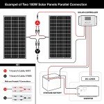 6-Pack ExpertPower 100W 12V Monocrystalline Solar Panels