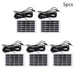 5Pcs 6V 1.2W Mini Solar Panels for DIY Projects