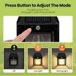 2 Pack Solar Motion Sensor Wall Lights