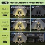 2 Pack Solar Motion Sensor Wall Lights