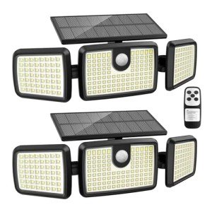 Mihani 3-Head Solar Motion Lights - 2500LM