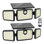 Mihani 3-Head Solar Motion Lights - 2500LM
