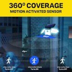 Bionic Solar Motion Sensor Flood Lights - 2 Pack