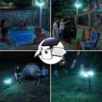 Bionic Solar Motion Sensor Flood Lights - 2 Pack