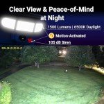 ON WATCH Wireless Solar Security Floodlight Camera