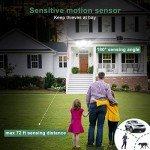 GLORIOUS-LITE Rechargeable LED Solar Security Light