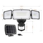 GLORIOUS-LITE Rechargeable LED Solar Security Light