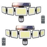 3000LM Solar Motion Sensor Lights - 2 Pack