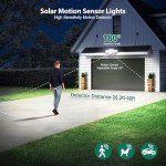3000LM Solar Motion Sensor Lights - 2 Pack
