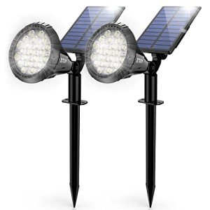 Solar Spot Lights with 21 LEDs - 2 Pack