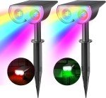 Consciot Color Changing Solar Spot Lights - 2 Pack