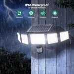 3000LM Solar Motion Sensor Lights - 2 Pack