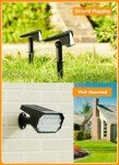 Brightown Remote-Controlled Solar Spot Lights - 2 Pack