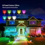 Consciot Color Changing Solar Spot Lights - 2 Pack
